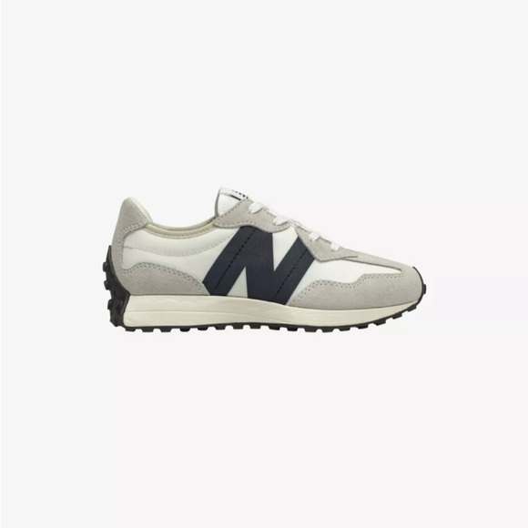 New Balance Other - New Balance 327 White/Black Sea Salt Grey PS327FE  (PS) Size Unisex Kids NWB